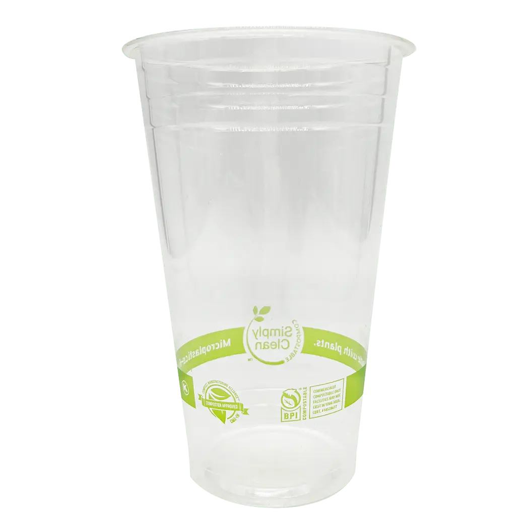 20 oz Compostable PLA Cups (1,000 Count)